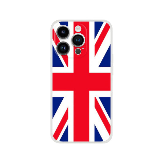 iPhone case with Union Jack design on a white background 2