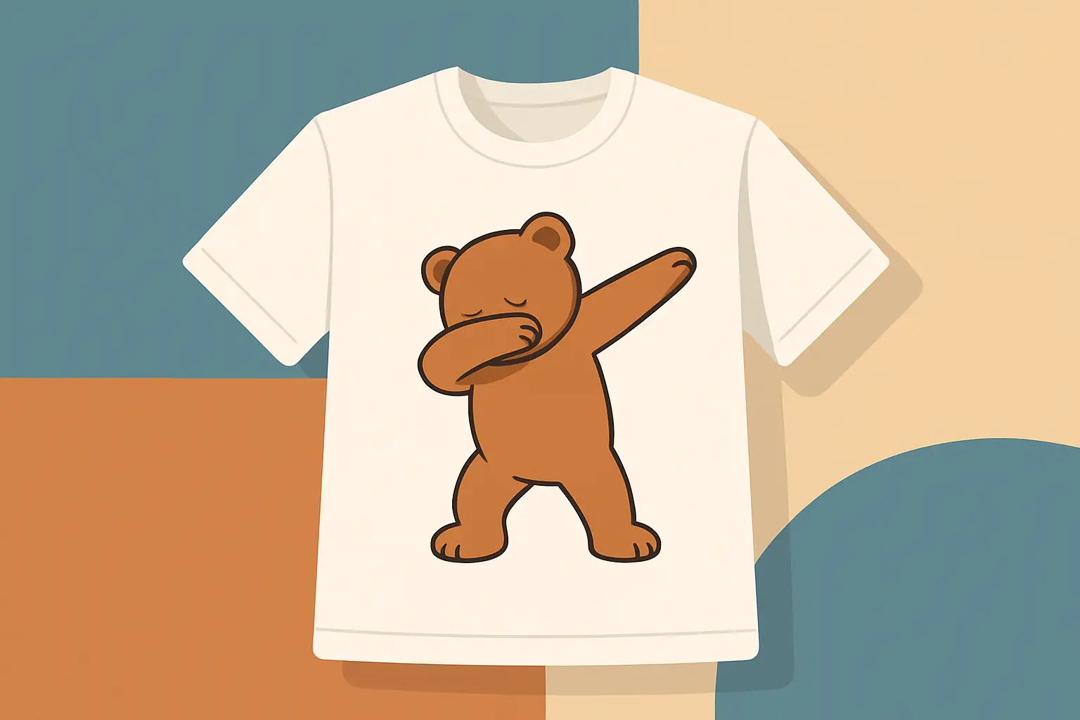 Dab Teddy Bear T-Shirt: Big Energy, Easy Fit