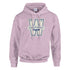 Lavender Washington University women's cotton-blend hoodie with bold W varsity graphic, a cozy pullover.