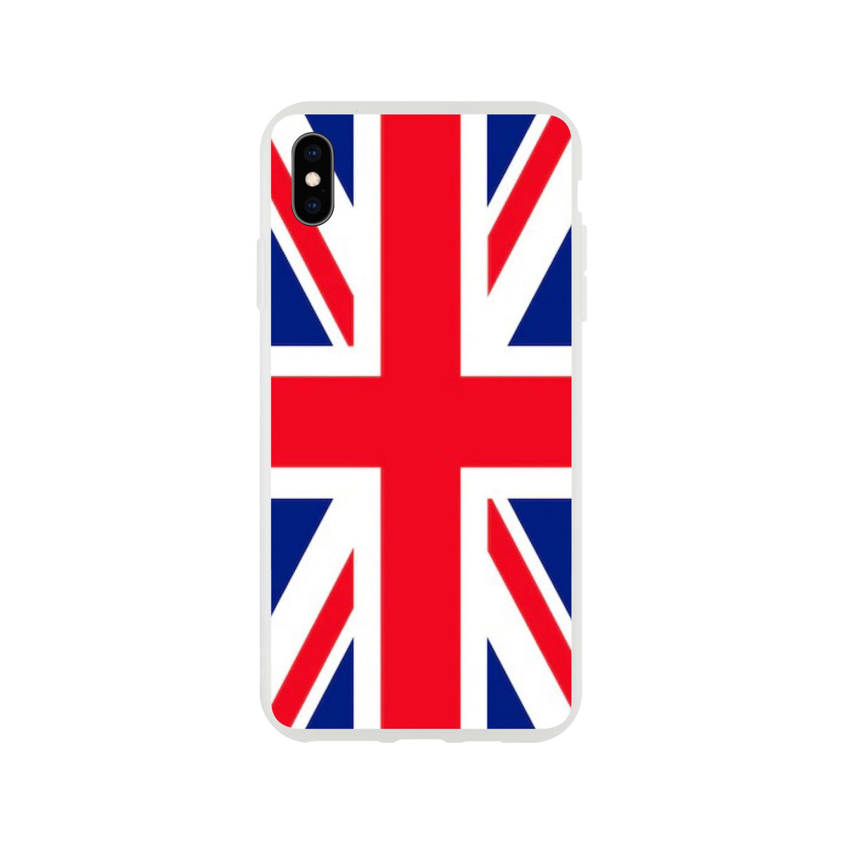 Union Jack flag iPhone case, slim protective cover for iPhone 13-16