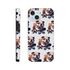 British Bulldog skateboard-patterned phone case with dual-layer wraparound print for iPhone 16 15 14 13