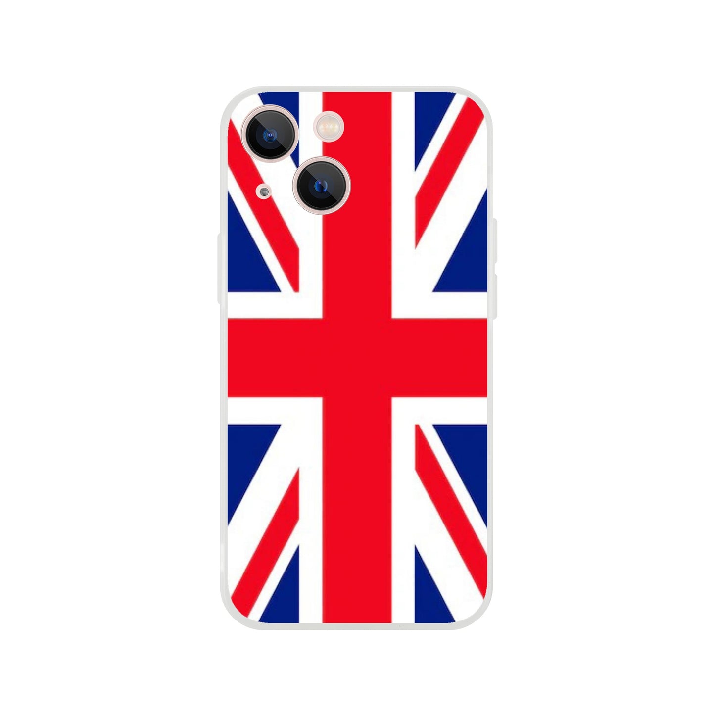 iPhone case with Union Jack design on a white background 9