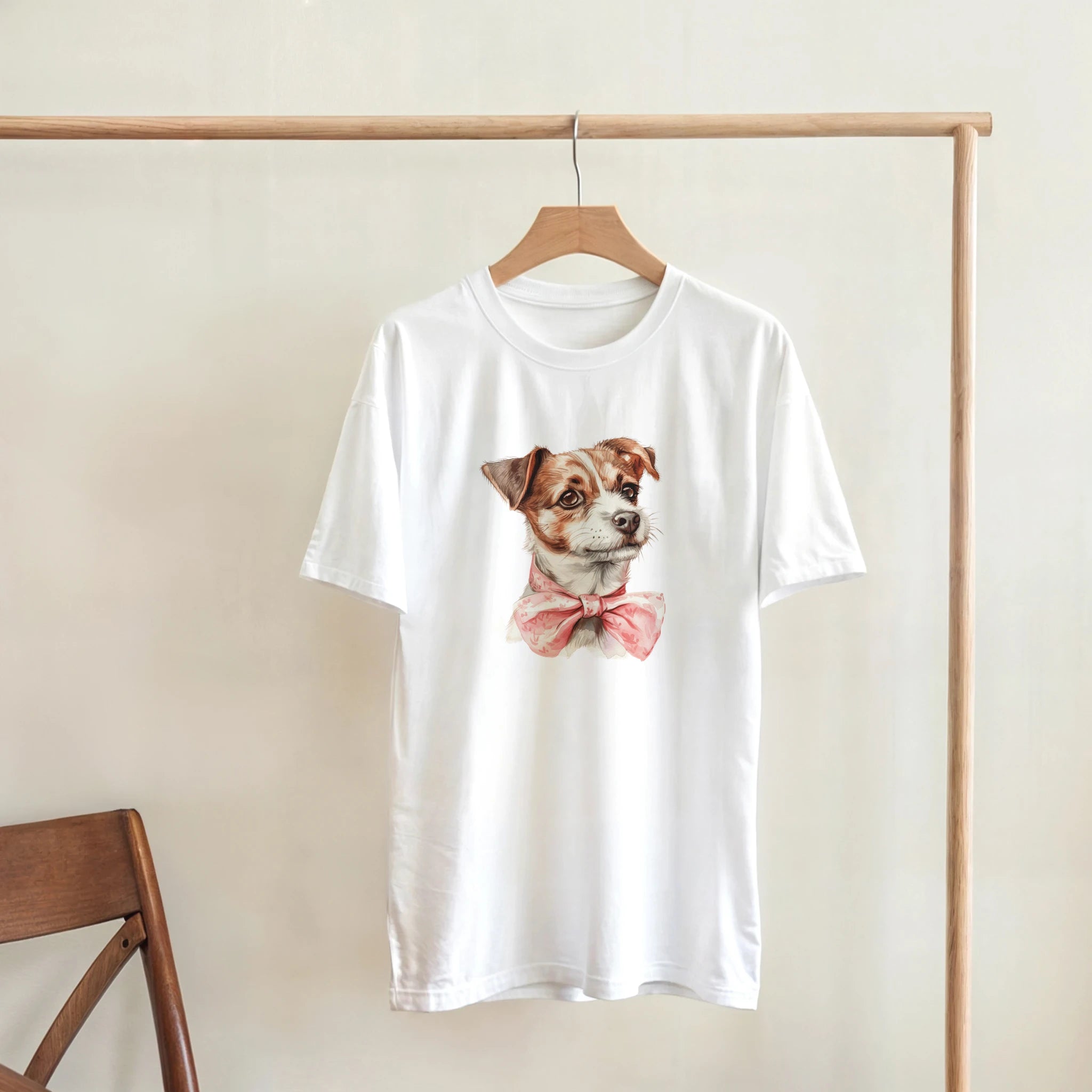 Puppy Lovers T-Shirt for Women – Vintage Cute Summer Top
