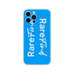 Rare Find Blue iPhone Case (13-16) Positive Slogan Phone Cover with a matte finish
