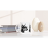 Gangster dog mug featuring a black-and-white dog head with sunglasses and chain on a white ceramic mug