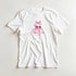 White women's tee with pink cherries graphic and Sweet cherries are my passion script on front.