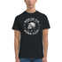 Black cotton-blend men's T-shirt featuring a skull design and Ride or Die Rider Club logo.