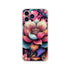 Colorful floral mandala iPhone case with slim protective cover for iPhone 16, 15, 14, 13.