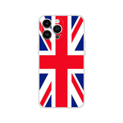 Union Jack slim protective iPhone case for iPhone 16–13; fits 15/15 Pro, 14/14 Pro, 13.