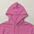 Pink Washington University women's hoodie cotton-blend, hooded with drawstrings.