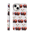 Cute Cherries iPhone Case (13–16) – Retro Aesthetic Tough Protective Cover