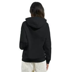 Back view of a woman wearing the Cute Wild And Free Hoodie in black.