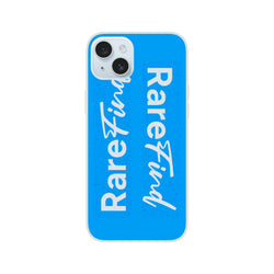Rare Find Blue iPhone Case (13-16) Positive Slogan Phone Cover with matte finish, urban streetwear vibe.