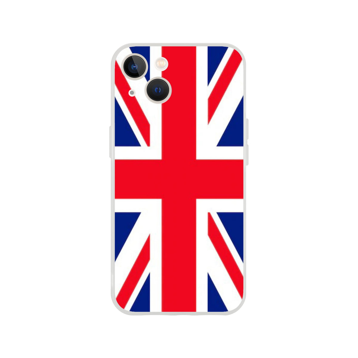 Union Jack flag iPhone case with slim protective cover for iPhone 16, 15, 14, 13