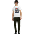 Car T Shirt with JDM graphic of a sports car in a cityscape on a soft cotton tee.