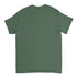 Back view of a grey-green men's short-sleeve crew-neck T-shirt.