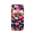 Boho mandala flower design on a slim protective iPhone case for iPhone 16 15 14 13