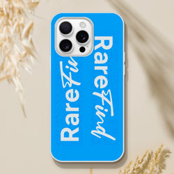 Rare Find Blue iPhone Case (13-16) Positive Slogan Phone Cover