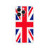 Union Jack flag iPhone case with slim protective cover for iPhone 16, 15, 14, 13.