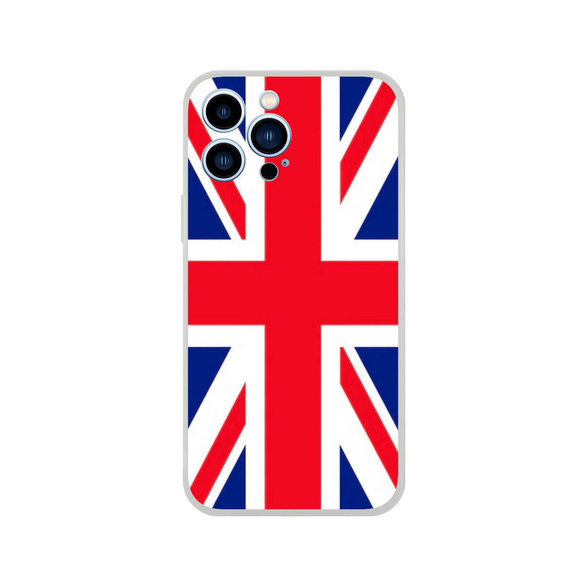 Union Jack flag iPhone case with slim protective bumper for iPhone 16/15/14/13