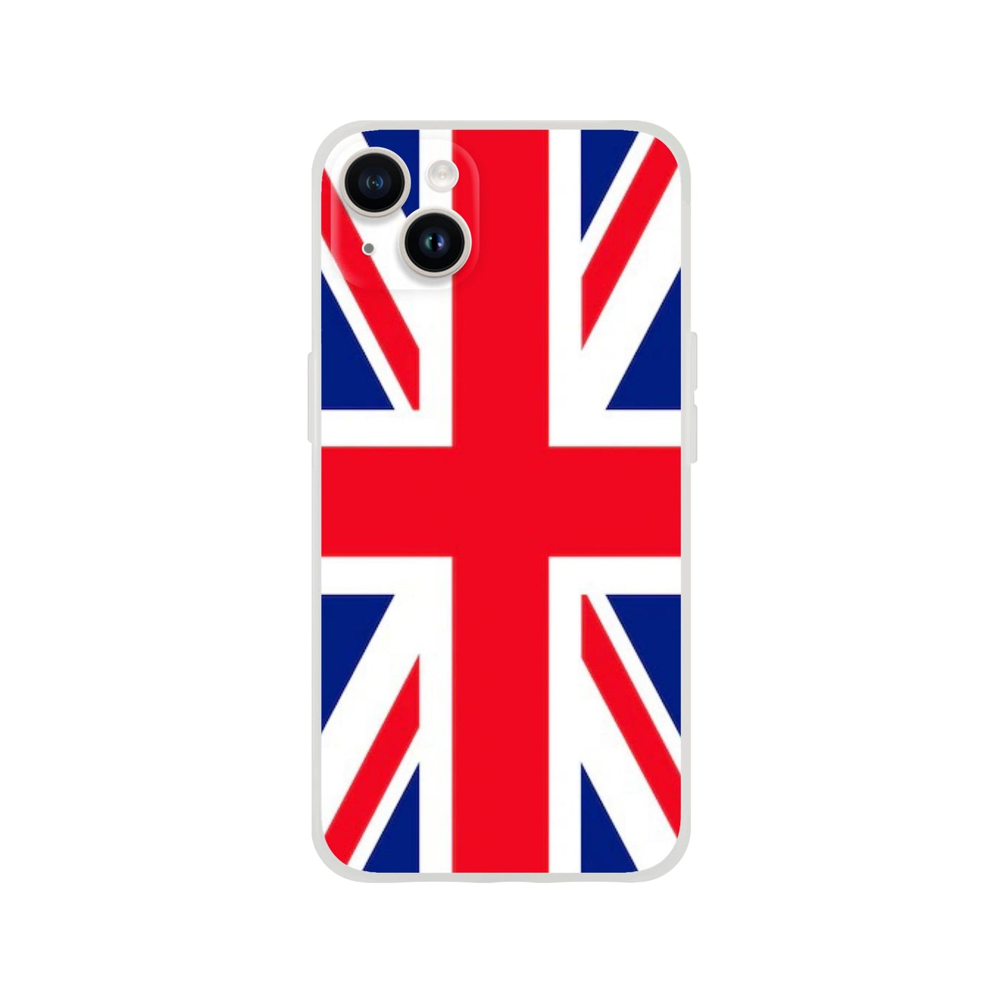 iPhone case with Union Jack design on a white background 13