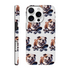 British Bulldog skateboard pattern protective case for iPhone 16/15/14/13 with dual-layer wraparound print, glossy