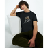 You Matter slogan men's graphic tee with floral illustration on black soft cotton blend.