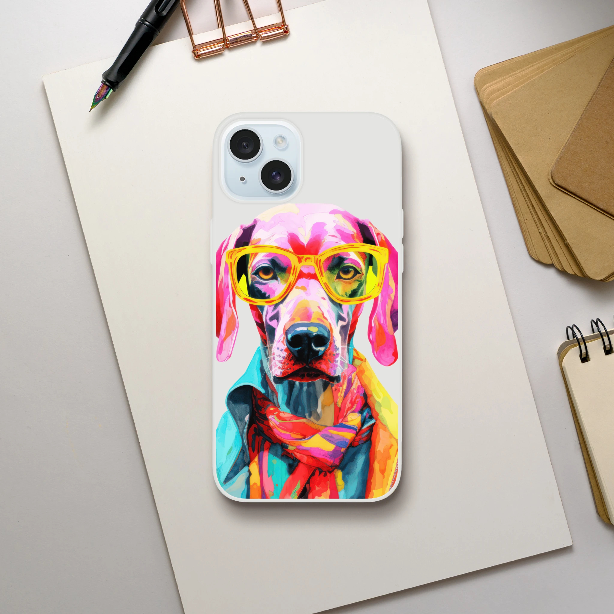 Cute Funny Dog iPhone Case (13–16) – Dog Lover Aesthetic Cover