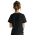 Back view of a person wearing a black Cute Wild Heart T-Shirt.
