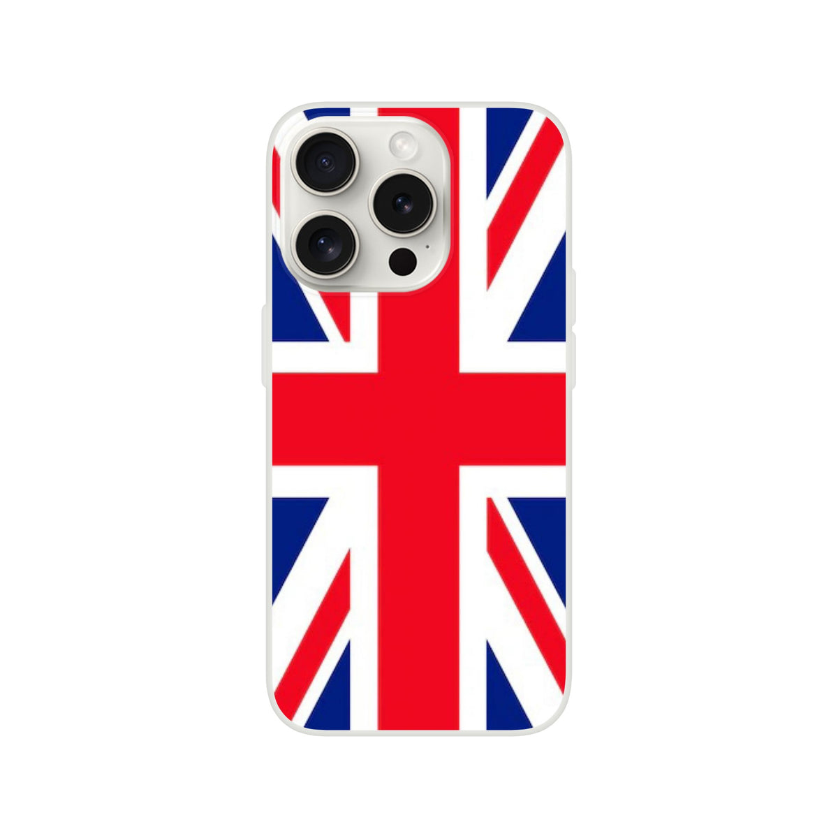 Union Jack flag iPhone case with slim protective cover for iPhone 13–16
