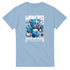 Teddy Bear graphic men's T-shirt in pink/blue/grey/black; soft cotton blend with Dead or Alive design, sizes S–XL