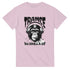 Pink Trance Gorilla graphic tee showing a gorilla with headphones and boombox icons, TRANCE above, GORILLA below.