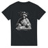 Statue of Liberty DJ graphic tee with Liberty spinning on the decks at a mixer