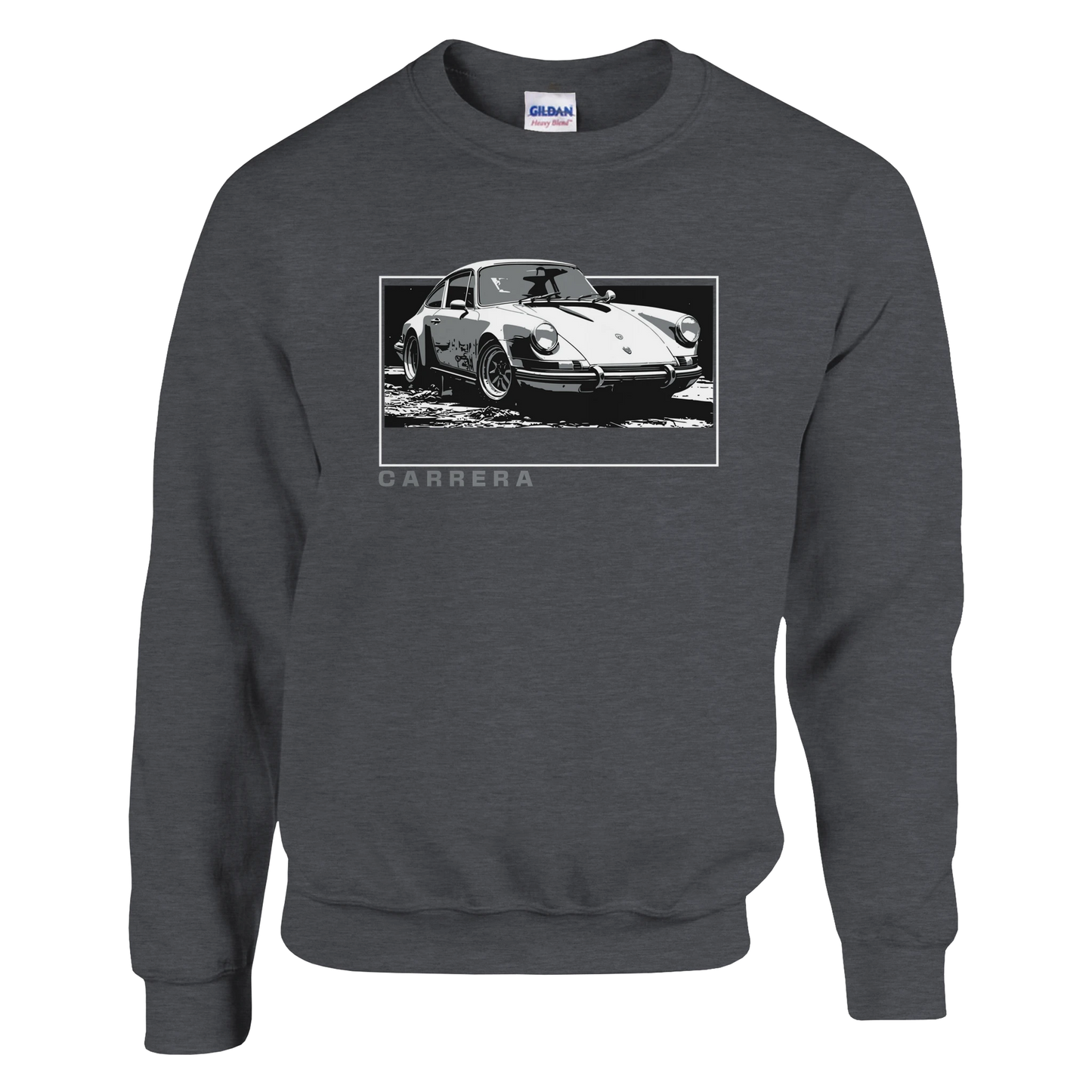 Men's Y2K Carrera 911 Sweatshirt | Retro Petrolhead Streetwear Top | Urban Palm Trees