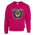Pink Teddy Bear men's graphic sweatshirt with a colorful dripping bear design.