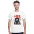 JDM men's graphic T-shirt in white cotton blend featuring 81 logo, car graphic, and Japan Domestic Market text.