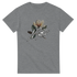 Gray You Matter slogan T-shirt with magnolia flower graphic on soft cotton blend.