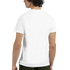 White Car T Shirt in heavyweight soft cotton, relaxed classic fit, back view with double-needle hems.
