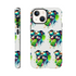 Chill Dog Tough Protective Case for iPhone 16/15/14/13 with wraparound dog-print sunglasses popsicle glossy finish
