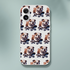 Clear slim Bulldog skateboard case for iPhone 13–16; flexible, durable protection with frosty texture.