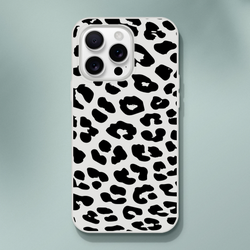 Retro Snow Leopard iPhone case for iPhone 13-16 with bold animal aesthetic, streetwear-ready phone cover