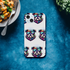 Colorful bulldog case with sunglasses and spiked collar; wraparound print for iPhone 16/15/14/13, dual-layer protection