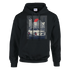 Car Jumper JDM hoodie graphic featuring a white sports car in an urban cityscape with a red sun.