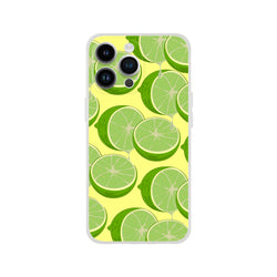 Cute lime-slice iPhone case for 13–16 with a slim, flexible shell and vibrant lime artwork.