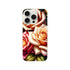 Roses floral iPhone case in a slim protective cover for iPhone 16, 15, 14, and 13 with a colorful rose design.