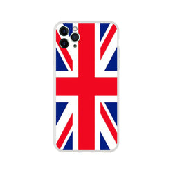 Union Jack flag iPhone case, slim protective cover for iPhone 16, 15, 14, 13