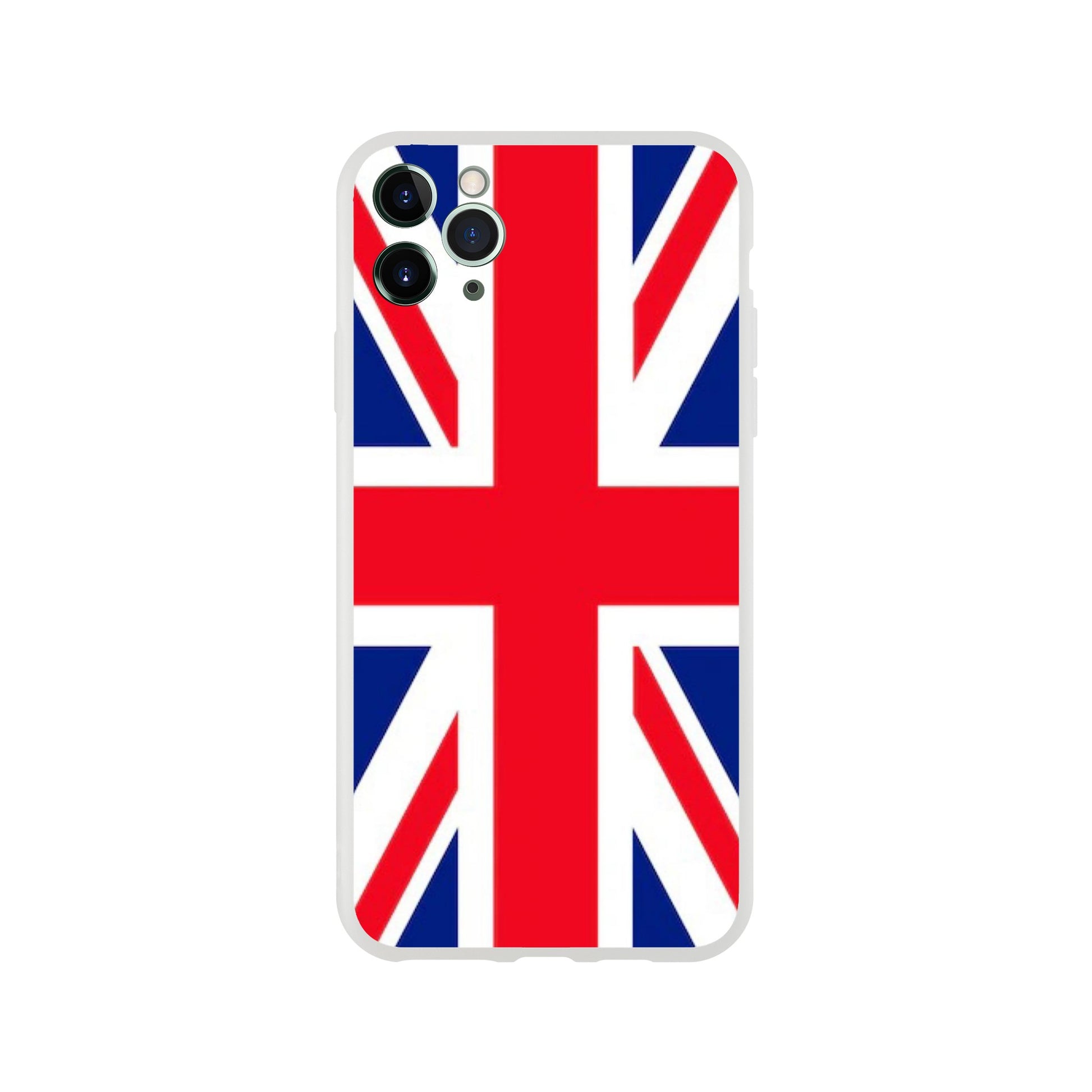 iPhone case with Union Jack design on a white background 21
