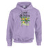 Lemon women's cotton-blend hoodie in lavender with lemon graphic print; sizes S-XL