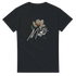 Dark cotton men’s tee featuring a magnolia bloom and You Matter script graphic.