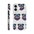 Bull Dog phone case: glossy dual-layer wraparound print of a colorful bulldog wearing sunglasses for iPhone 16–13